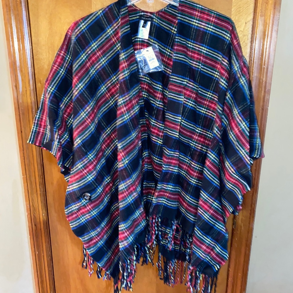 M/L Talbots Never Worn Poncho